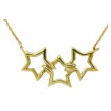 Tiffany & Co. Triple Star Gold Necklace Tiffany & Co. Triple Star Gold Necklace