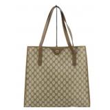 Gucci Supreme Monogram Tote Handbag Gucci Supreme Monogram Tote Handbag