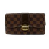 Louis Vuitton Damier Portefeuille Sistina Wallet Louis Vuitton Damier Portefeuille Sistina Wallet