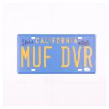 Autographed Cheech & Chong License Plate Autographed Cheech & Chong License Plate
