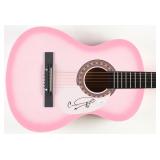 Autographed Carrie Underwood Acoustic Guitar Autographed Carrie Underwood Acoustic Guitar