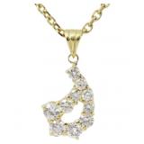 18k Gold 1.00 ct VVS Natural Diamond Necklace 18k Gold 1.00 ct VVS Natural Diamond Necklace
