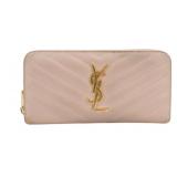 Yves Saint Laurent Pink Zip Long Wallet Yves Saint Laurent Pink Zip Long Wallet