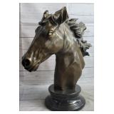 BRONZE TRIPLE CROWN HORSE STATUE BRONZE TRIPLE CROWN HORSE STATUE
