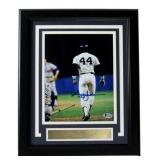 Autographed Reggie Jackson Yankees Framed Photo Autographed Reggie Jackson Yankees Framed Photo