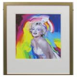 MARILYN MONROE GICLEE BY PETER MAX MARILYN MONROE GICLEE BY PETER MAX