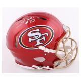 Autographed Jerry Rice 49ers Helmet Autographed Jerry Rice 49ers Helmet