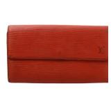Louis Vuitton Red Epi Long Wallet Louis Vuitton Red Epi Long Wallet
