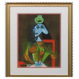 FEMME DANS UN FAUTEUIL GICLEE BY PABLO PICASSO FEMME DANS UN FAUTEUIL GICLEE BY PABLO PICASSO