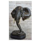 Abstract Floating Elephant Head Bust Abstract Floating Elephant Head Bust
