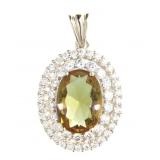 Oval 6.80 ct Color Change Zultanite Pendant Oval 6.80 ct Color Change Zultanite Pendant