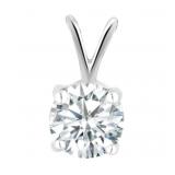 14kt Gold 2.52 ct Round Lab Diamond Pendant 14kt Gold 2.52 ct Round Lab Diamond Pendant