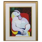 THE DREAM GICLEE BY PABLO PICASSO THE DREAM GICLEE BY PABLO PICASSO