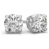 14kt Gold 3.05 ct Round Lab Diamond Stud Earrings 14kt Gold 3.05 ct Round Lab Diamond Stud Earrings