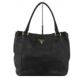 Prada Black Leather Shoulder Bag Prada Black Leather Shoulder Bag