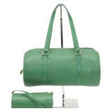 Louis Vuitton Green Epi Pochette Handbag Louis Vuitton Green Epi Pochette Handbag
