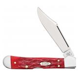 Case XX Dark Red Bone Mini CopperLock Knife Case XX Dark Red Bone Mini CopperLock Knife