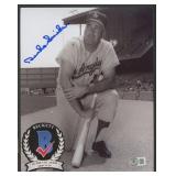 Autographed Duke Snider HOF Dodgers Photo