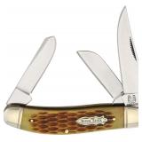 Rough Ryder RR080 Sowbelly Amber Bone Stockman