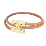 Hermes Brown H Bracelet Bangle