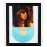 Autographed Taylor Swift Vinyl Album Display