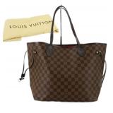 Louis Vuitton Damier Never Full Tote Bag