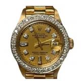 Rolex 18kt Gold Oyster Datejust Lady President