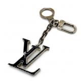 Louis Vuitton Black & Silver Key Ring