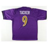 Autographed Justin Tucker Jersey