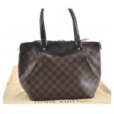 LOUIS VUITTON BROWN DAMIER WESTMINSTER PM HANDBAG