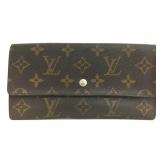 LOUIS VUITTON BROWN MONOGRAM SARAH WALLET