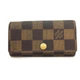 LOUIS VUITTON BROWN MUTICLES 4-RING KEY HOLDER