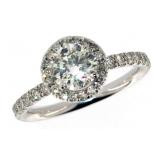 14k Gold 1.40 ct Round Brilliant Diamond Ring