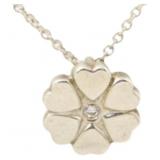 Tiffany & Co. Diamond Hearts Necklace