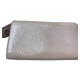 Louis Vuitton Light Pink Leather Zip Wallet