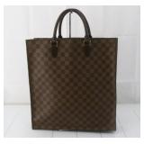 Louis Vuitton Brown Damier Plat Tote Bag