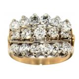 14kt Gold 2.00 ct Natural Brilliant Diamond Ring