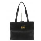 Ferragamo Black Leather Handbag