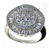 14kt Gold Quality 2.11 ct  Baguette Diamond Ring