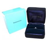 Tiffany & Co. Platnum 1/4 ct Diamond Solitaire