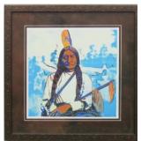 SITTING BULL GICLEE BY ANDY WARHOL