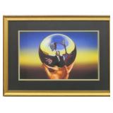 REFLECTING SPHERE GICLEE BY SALVADOR DALI