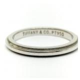 Tiffany & Co. Platinum Milgrain Ring