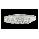 Platinum Brilliant 0.60 ct Diamond Ring