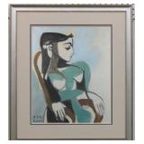 FEMME AU FAUTEUIL GICLEE BY PABLO PICASSO