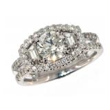 14k Gold 1.60 ct Round Brilliant Diamond Ring