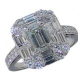 14kt Gold 2.33 ct Brilliant Natural Diamond Ring