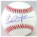 Autographed Charlie Sheen Rawlings Baseball