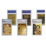 23K Gold Tom Brady Card Set