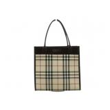 Burberry Brown Nova Check Tote Bag